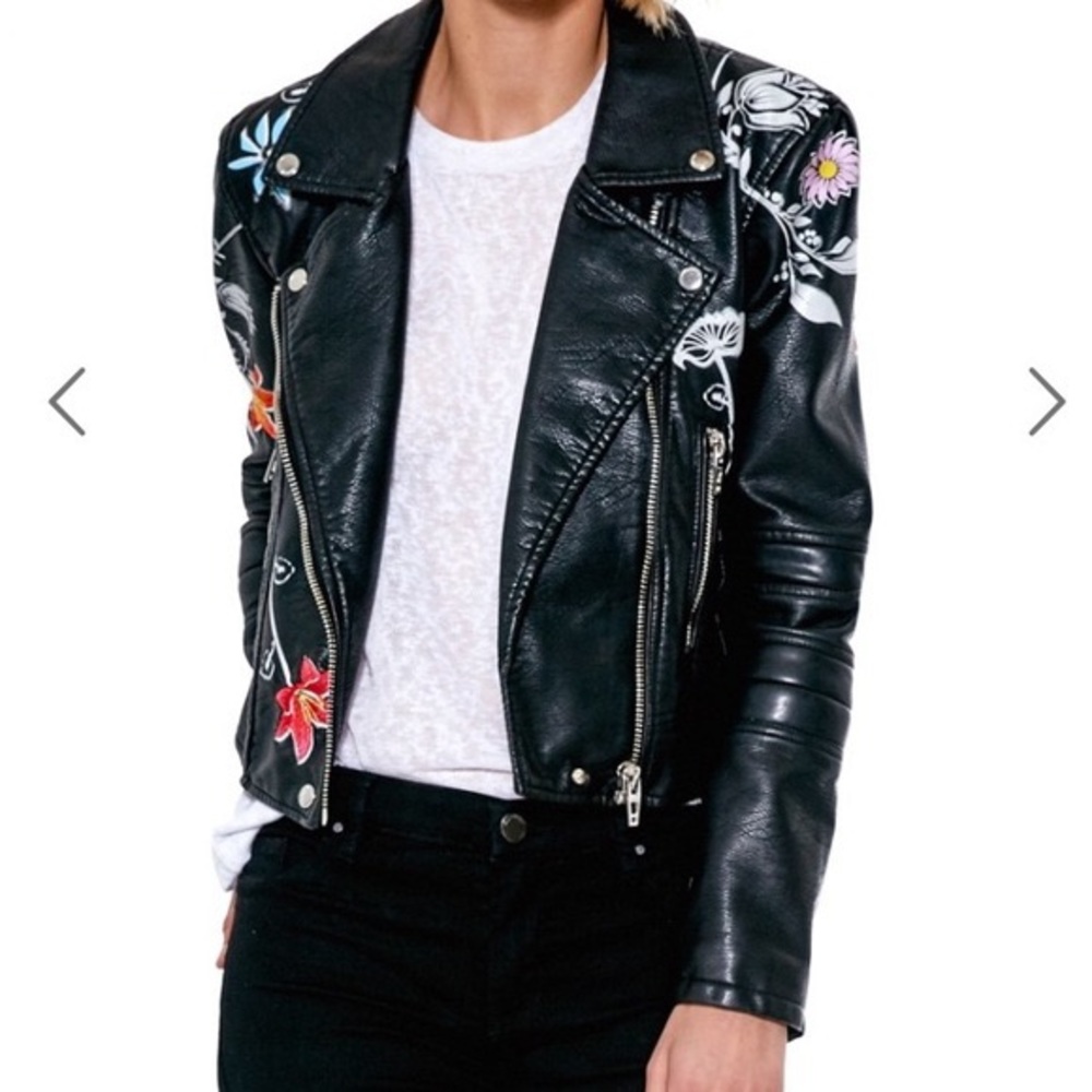 Blank NYC Vegan leather jacket